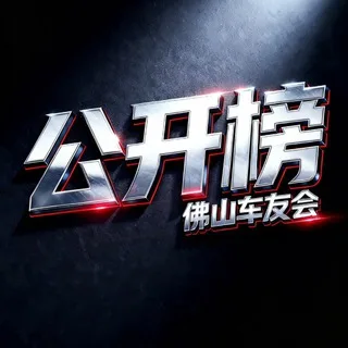佛山车友会公开榜